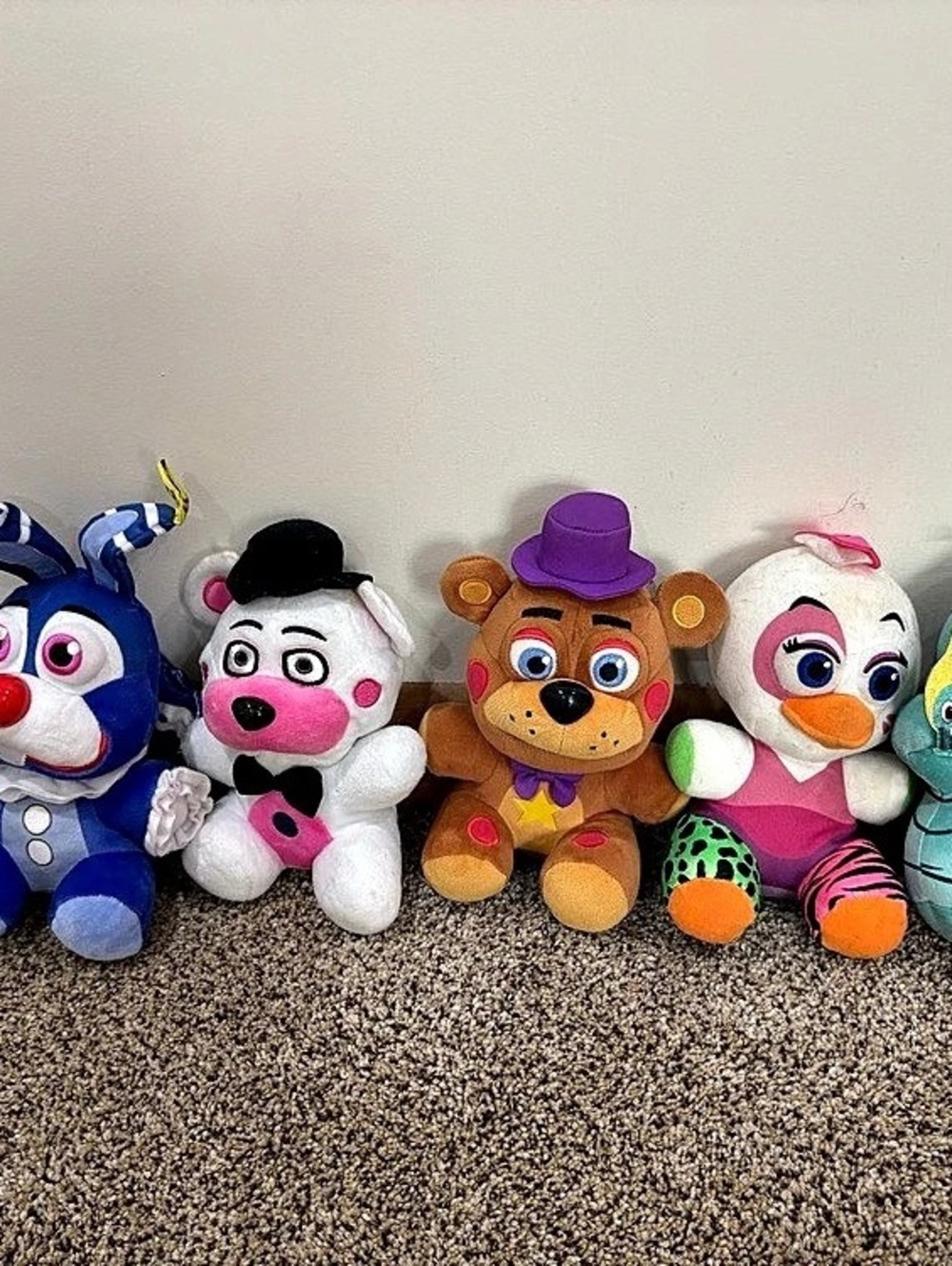 Assorted Plush Toy Lot Multicolor